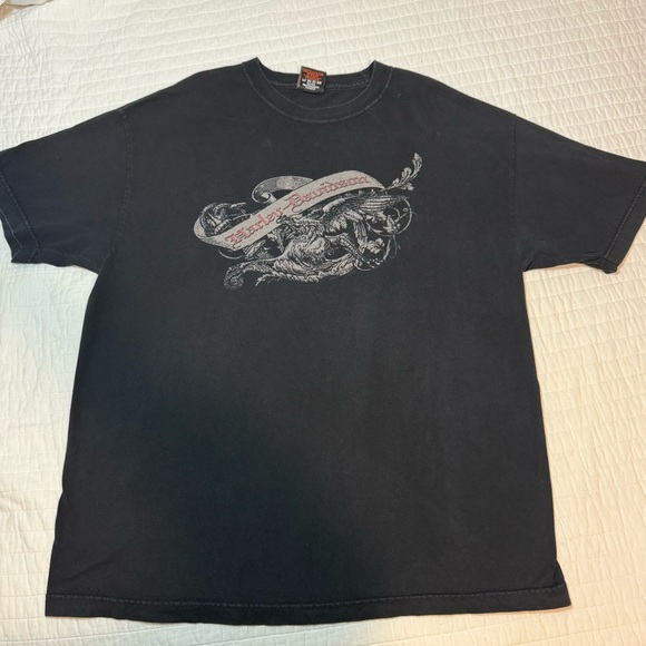 Harley Davidson XL Black Treasure Coast Stuart, FL T-Shirt Cotton Short Sleeve - Picture 1 of 6